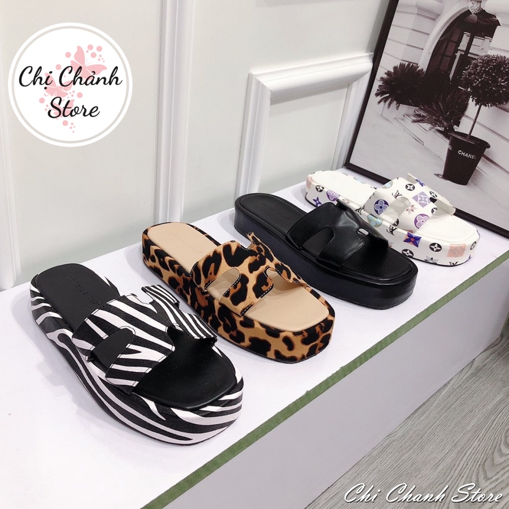 Dép H Nữ Đế Bọc 2p Quai Ngang Mềm Đủ Màu Chất Nhẹ Lên Chân Cực Xinh - Chichanhstore