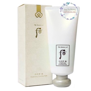 Sữa rửa mặt whoo seol trắng da 180ml