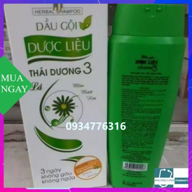 DẦU GỘI DƯỢC LIỆU THÁI DƯƠNG 3 HƯƠNG LÁ