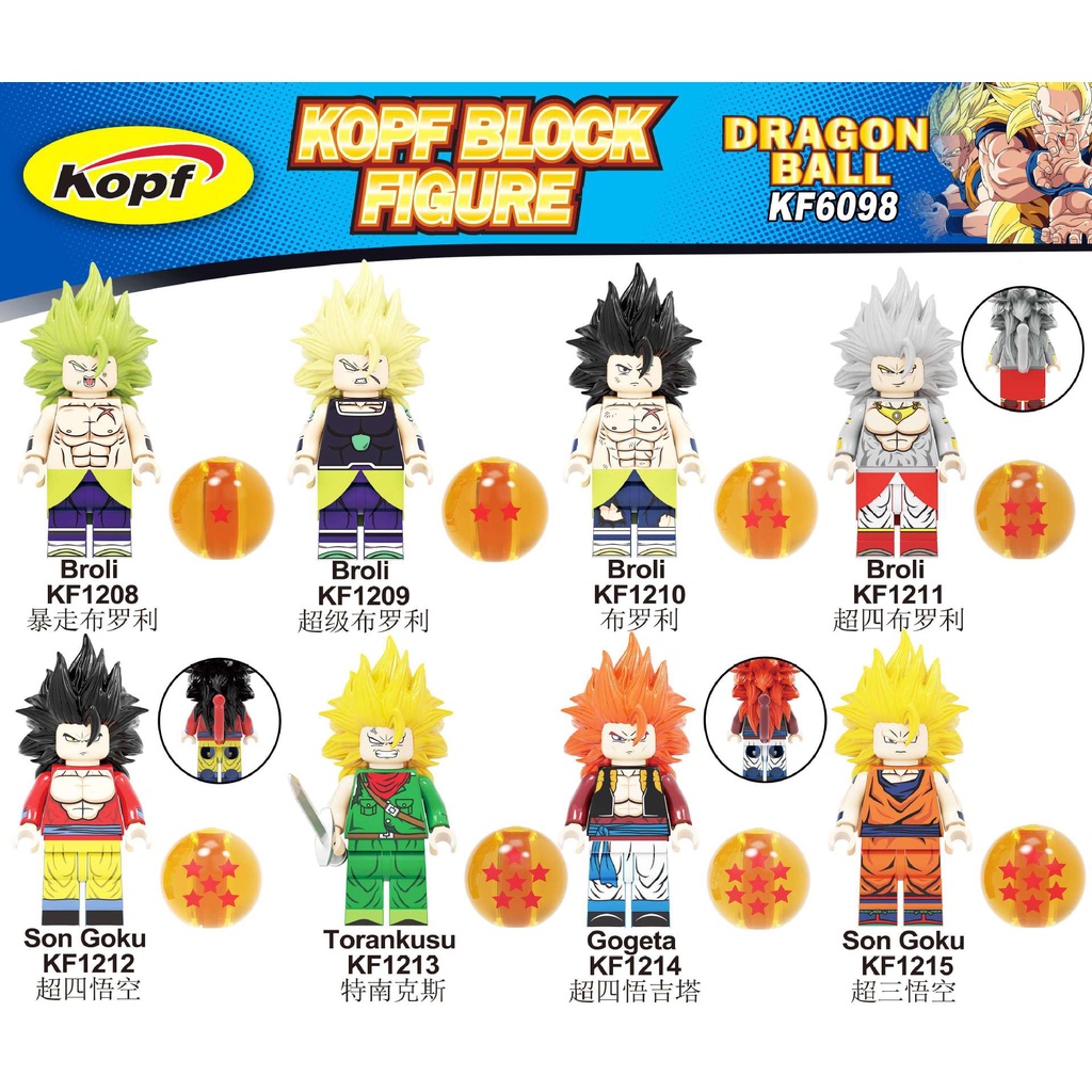 Dragon Ball Monkey King Trẻ em Lego Ninjago Đồ chơi lắp ráp Khối xây dựng Lego Minifigures