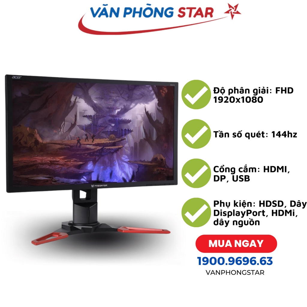Màn hình Acer Predator XB271HA chính hãng