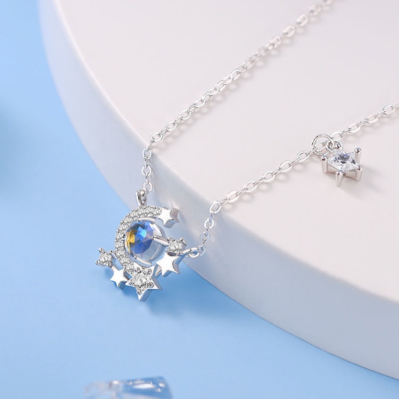 Vòng cổ Hình Mặt Trăng Và Ngôi Sao Thời Trang Cho Nữ