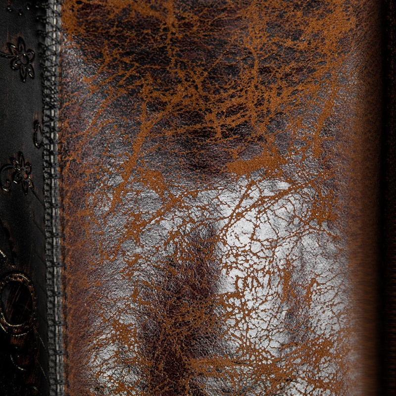 Mũ Phù Thủy Hóa Trang Halloween Bằng Da PU Màu Đen Phong Cách Retro