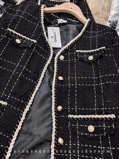 Áo Dạ Tweed viền thừng