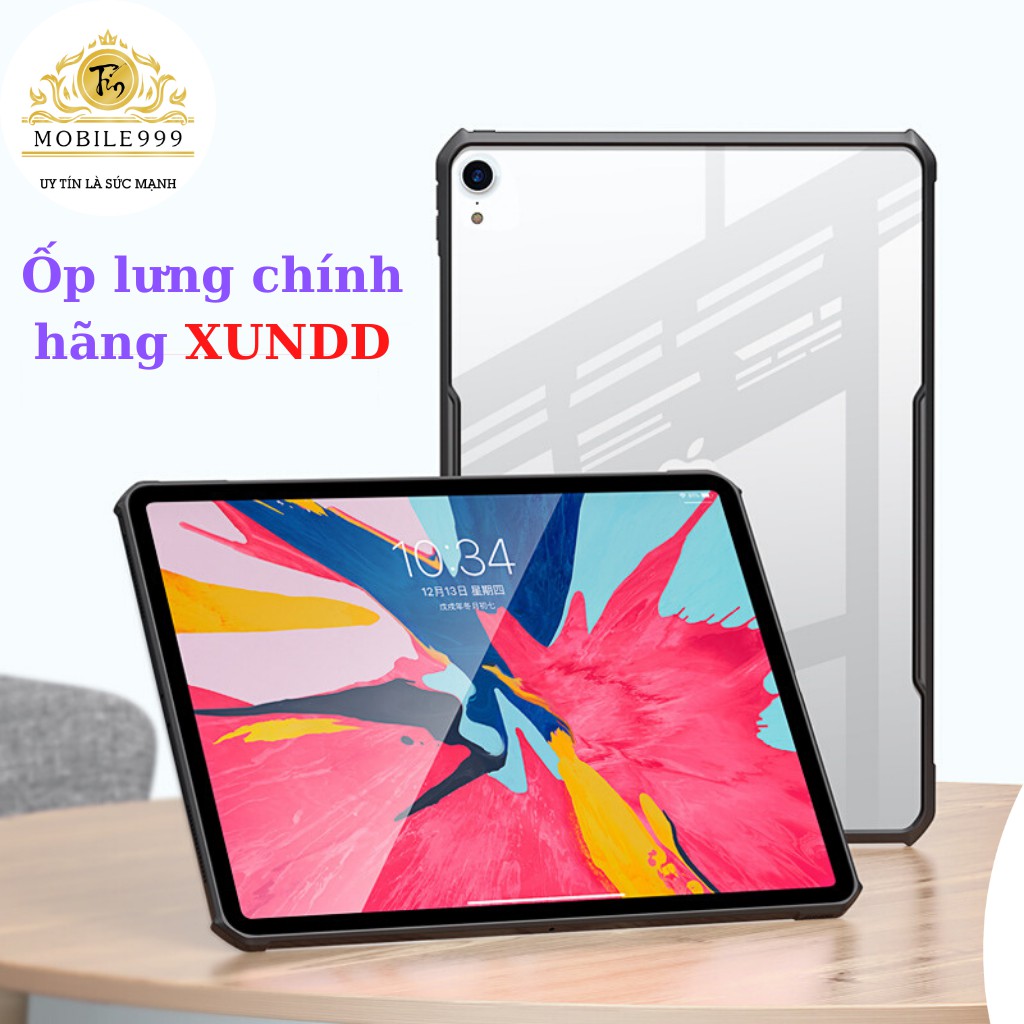 ốp ipad Chính hãng XUNDD, Chống shock, Trong suốt, Viền TPU ốp ipad Air 2/pro 9.7/10.5/Air 3/10.2 gen 7,8 MOBILE999