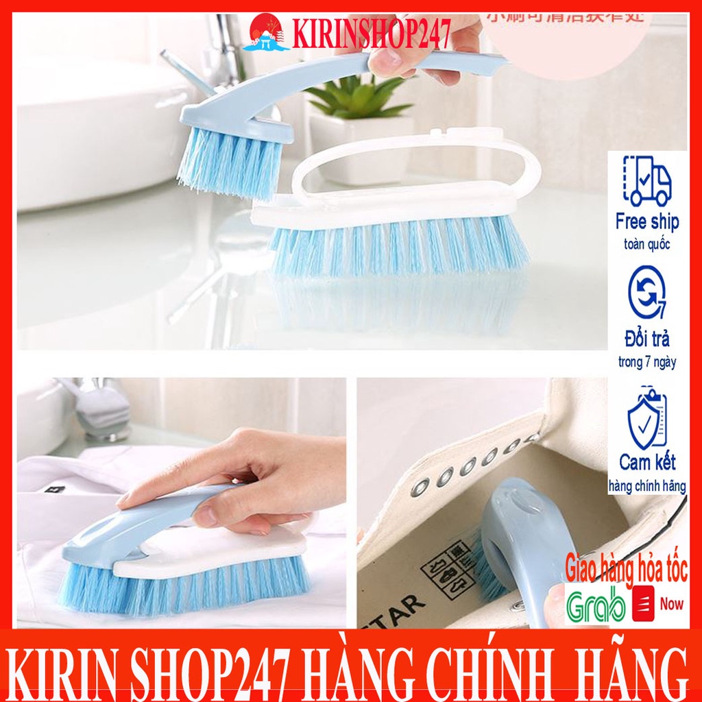 Bàn chải giặt giày, giặt quần áo, cọ rửa nhà vệ sinh 2 Trong 1
