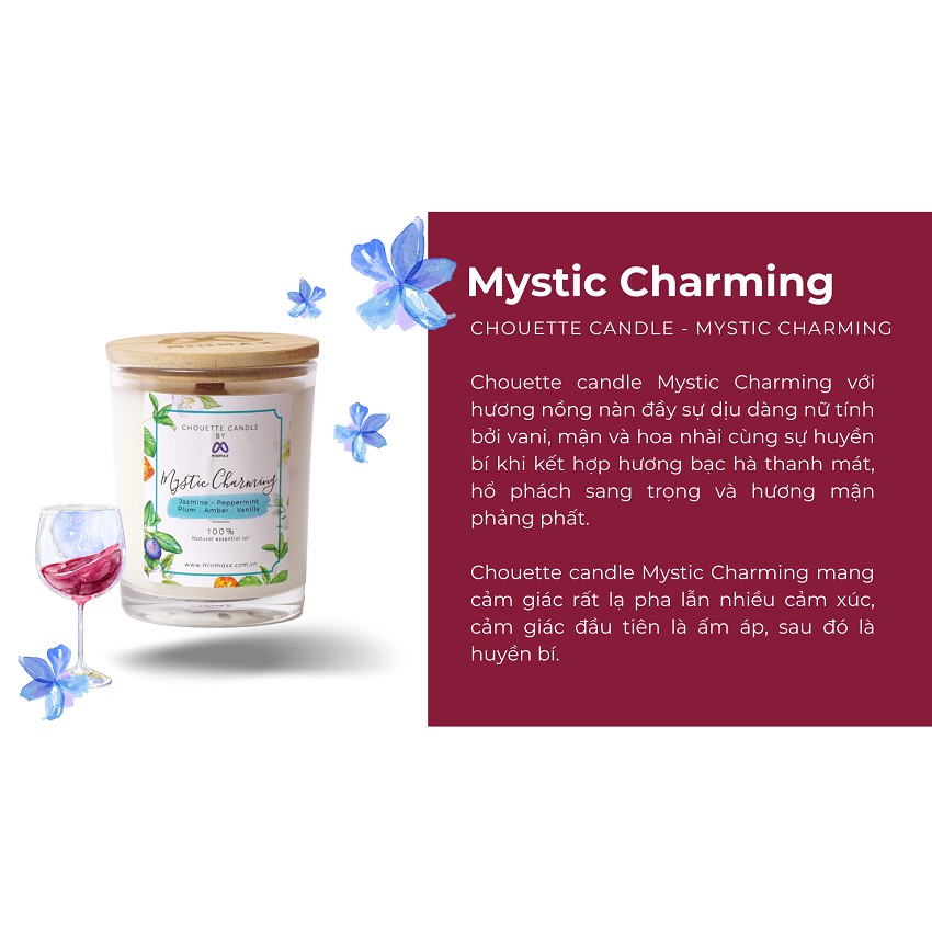 Ly nến thơm Chouette Candle CHC1034 Mystic Charming 182g