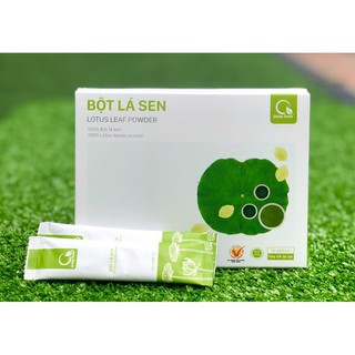 Hộp bột lá sen tươi Quảng Thanh - hỗ trợ mất ngủ, ổn định đường huyết, giảm mỡ máu