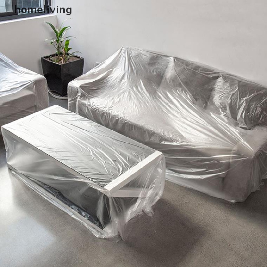 1 Tấm Nhựa Phủ Nội Thất Chống Bụi / Nước Tiện Dụng Cho Xe Hơi / Sofa / Giường Ngủ Ốp