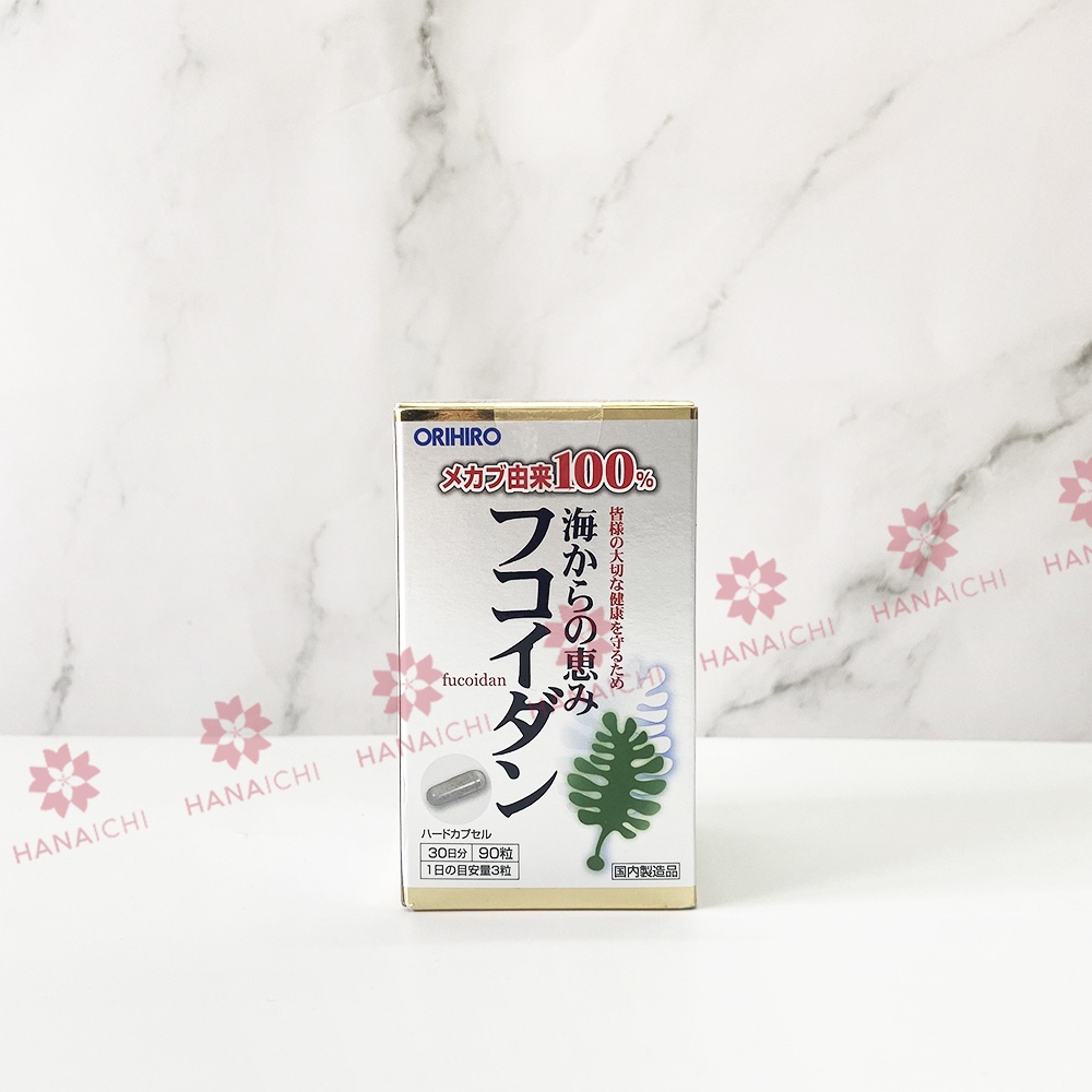 Tảo Fucoidan Orihiro 90 viên-Nội địa Nhật