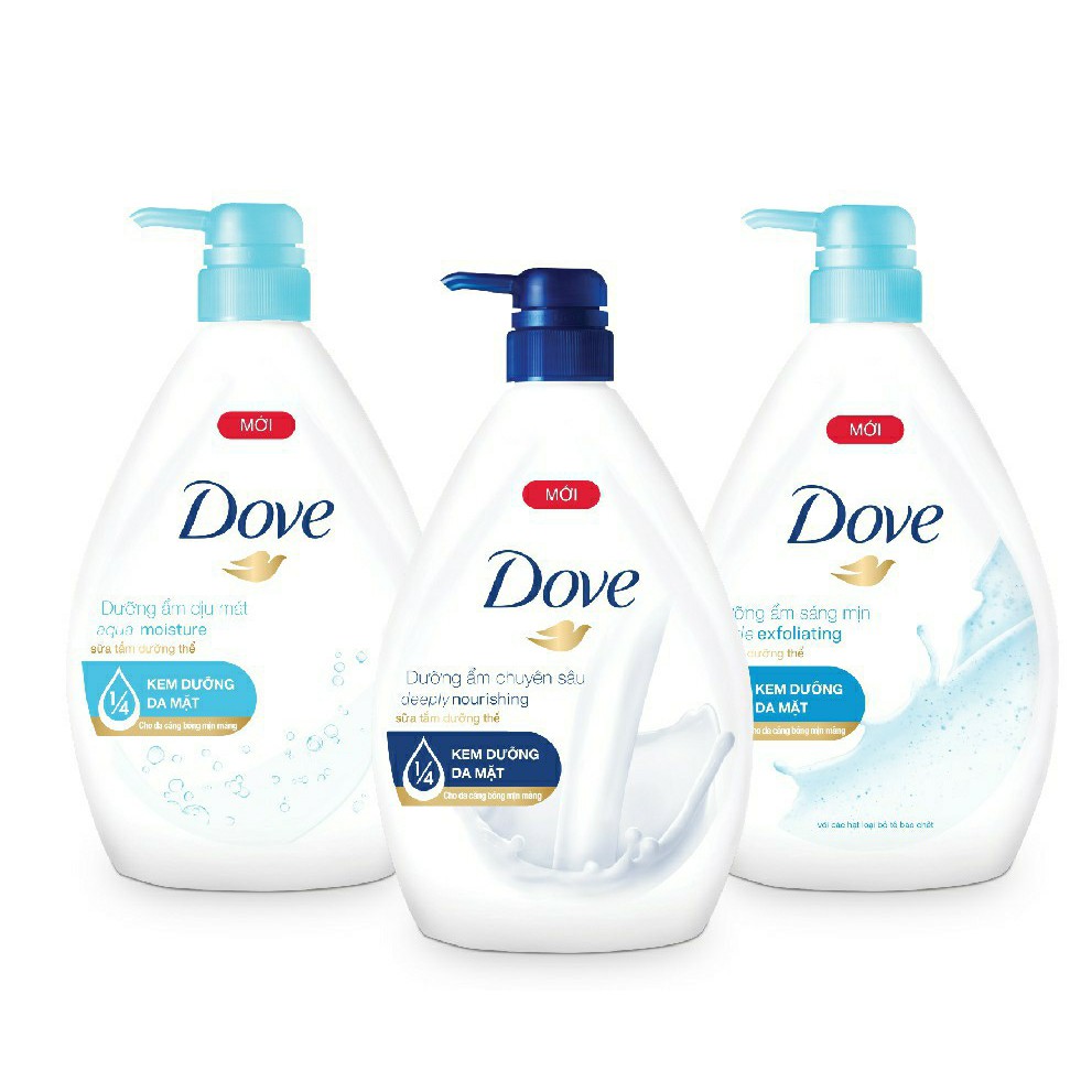 Sữa Tắm Dove Dưỡng Ẩm Da Nhạy Cảm