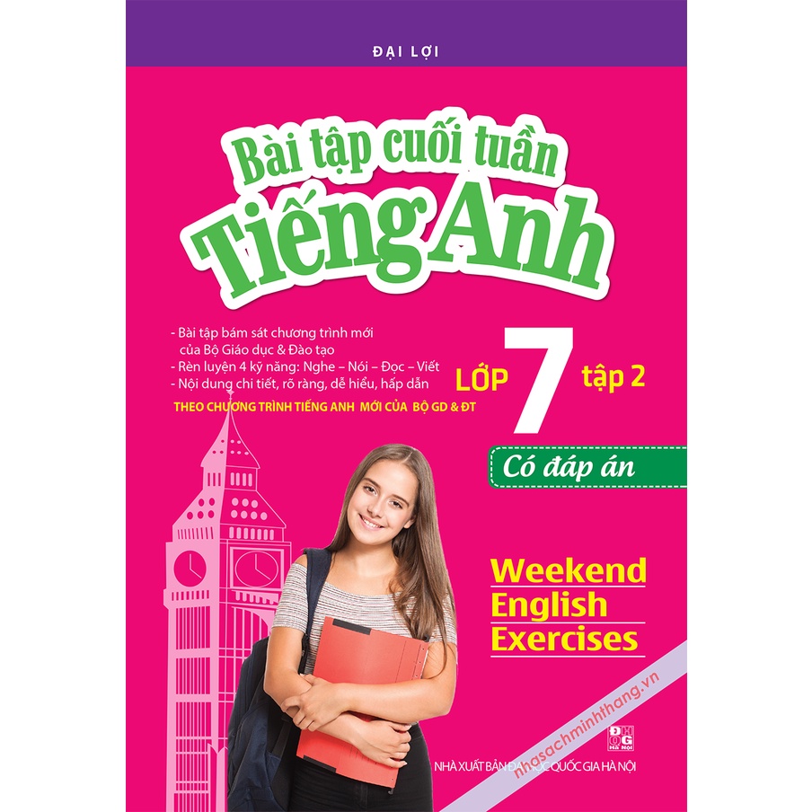 Sách - Bài tập cuối tuần tiếng Anh lớp 7 tập 2 - Có đáp án