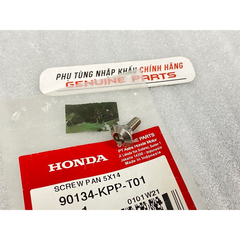Ốc dàn áo HONDA 5x14 lục giác có khấc 5 ly nhập Honda Indo 90134KPPT01