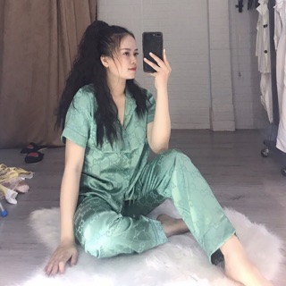 Pyjama lụa gấm dòng cao cấp