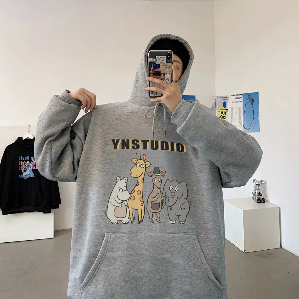 Áo hoodie thiết kế phong cách thời trang thu đông có 7 màu 【S-3XL】 | BigBuy360 - bigbuy360.vn