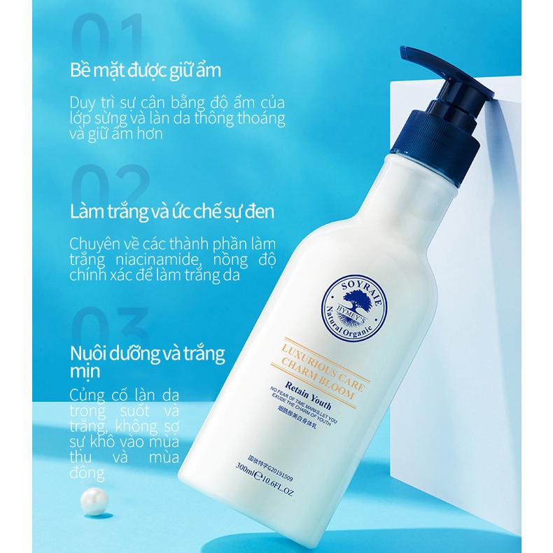 Kem dưỡng thể làm trắng kem làm trắng cơ thể kem dưỡng ẩm 300g cấp nước giữ ẩm mịn ẩm làm sáng màu da chăm sóc cơ thể | BigBuy360 - bigbuy360.vn