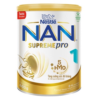 Sữa bột nestle nan supreme 1 pro 5hmo hàng đầu 400g mới