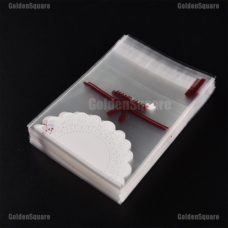Set 100 Túi Đựng Bánh Kẹo Họa Tiết Ren Xinh Xắn