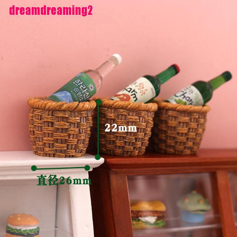 1 Giỏ Mini Trang Trí Nhà Cửa Tỉ Lệ 1: