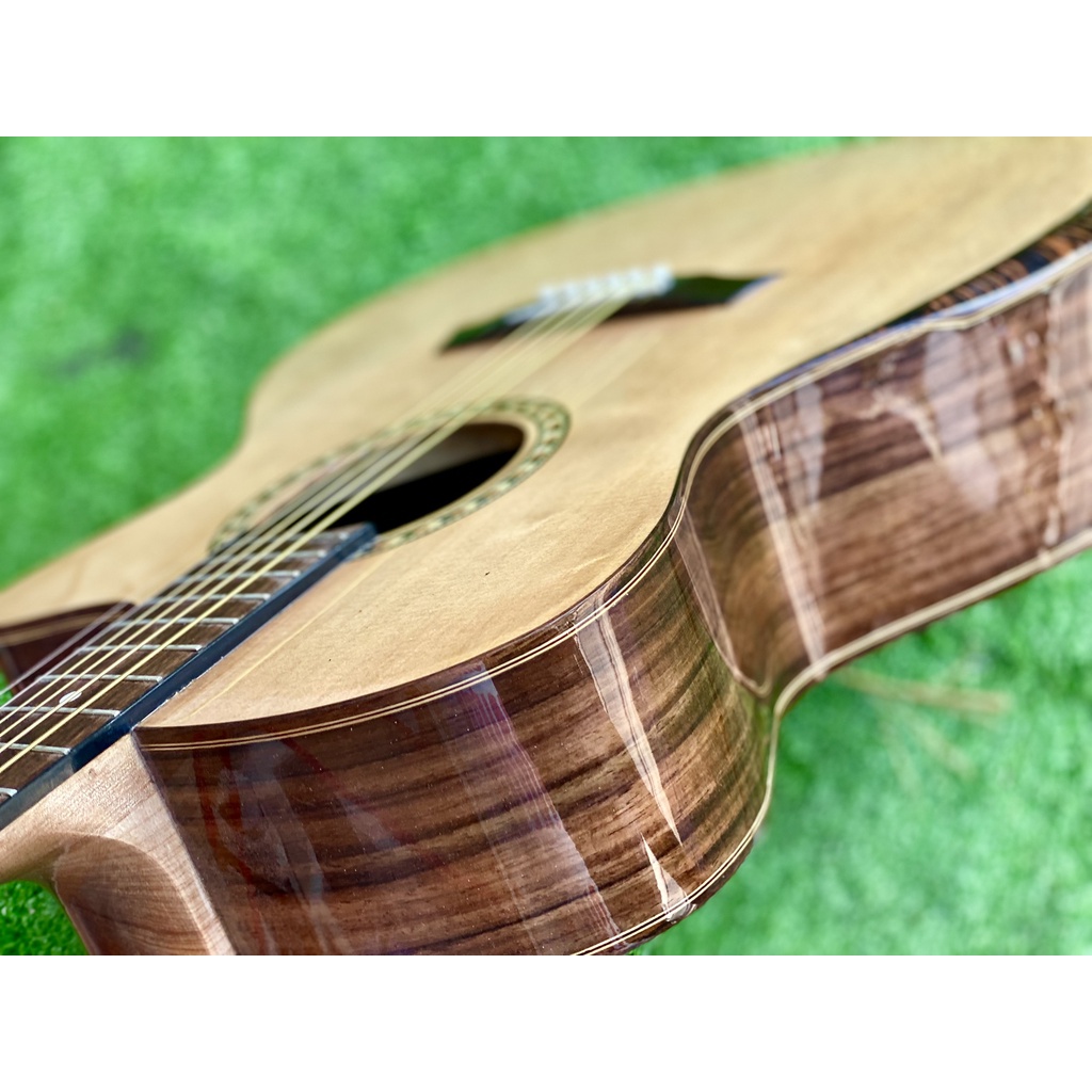 Đàn Guitar Acoustic Gỗ Cẩm Ấn Có Vát Bavel Lắp Khóa Derjung Chính hãng ST-F45