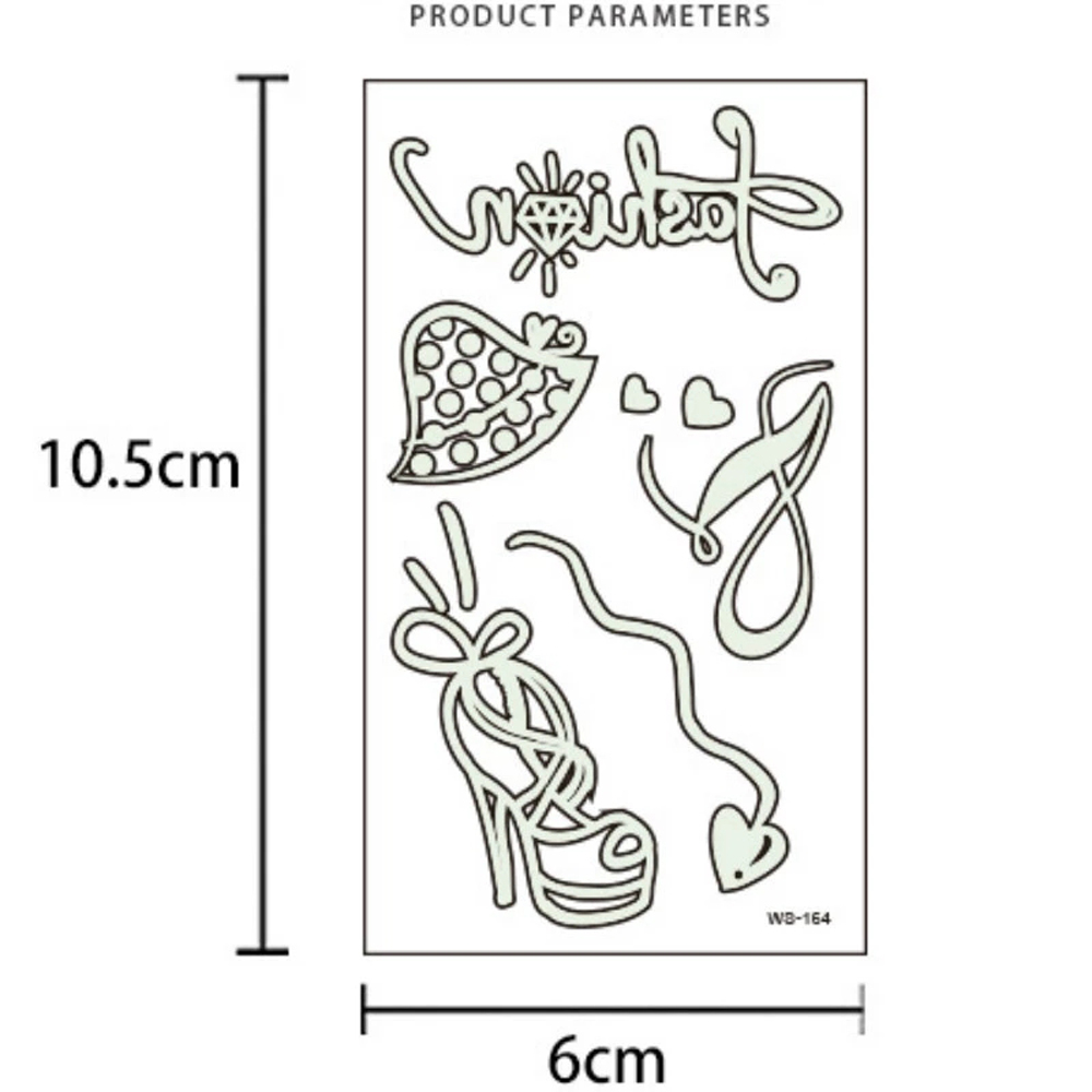 [Hàng mới về] Hình xăm dán tạm thời chống thấm nước cá tính gợi cảm cho nữ