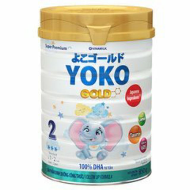 Sữa bột YOKO 2 850g (cho trẻ từ 1 - 2 tuổi)