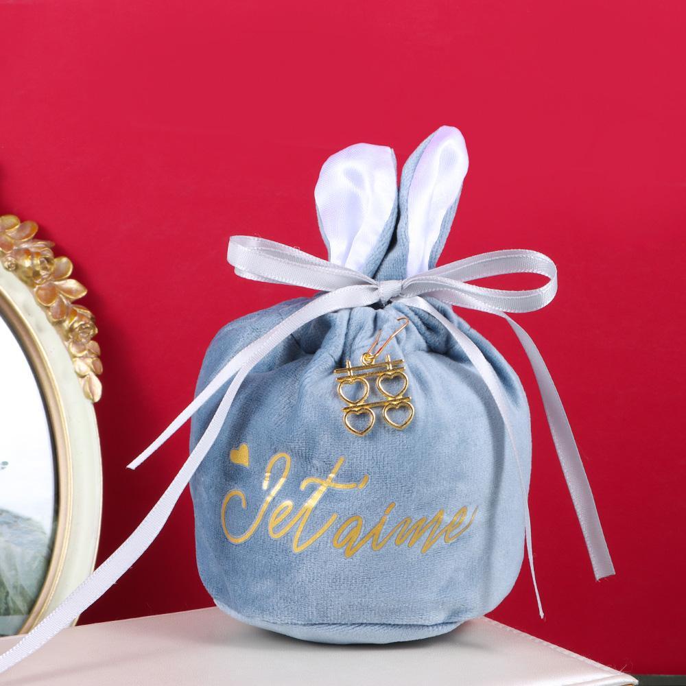 PINEVN Túi Đựng Kẹo Hình Thỏ Phục Sinh