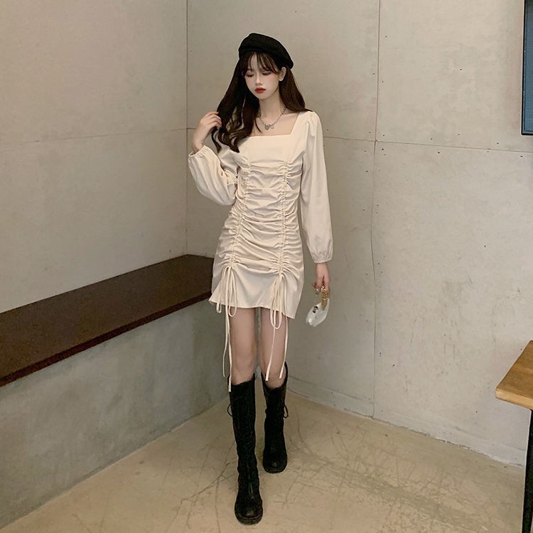 váy tay dài phong cách Hàn Quốc mặc lên siêu  tôn dáng   ( kèm ảnh thật) | BigBuy360 - bigbuy360.vn