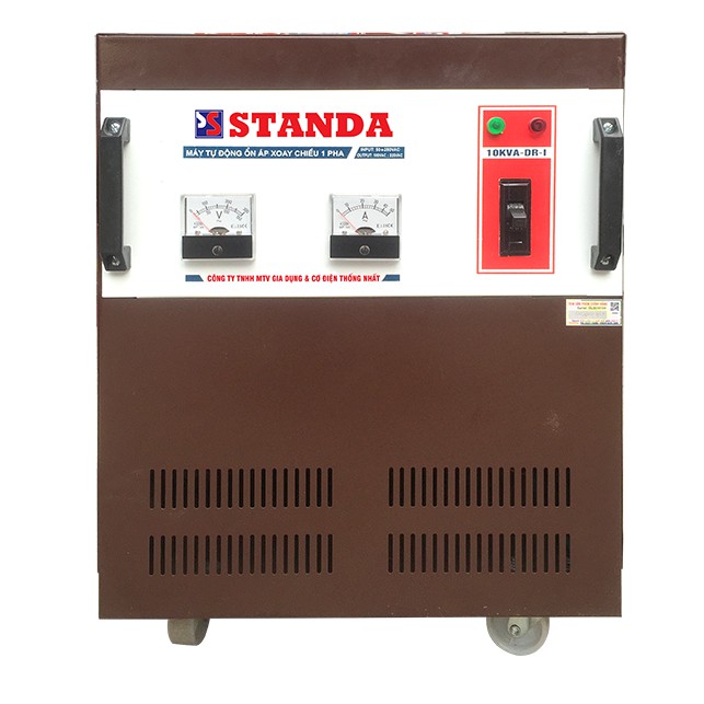 ỔN ÁP STANDA 10KVA GIẢI 50V-90V LÕI ĐỒNG 100% [HÀNG CHÍNH HÃNG]