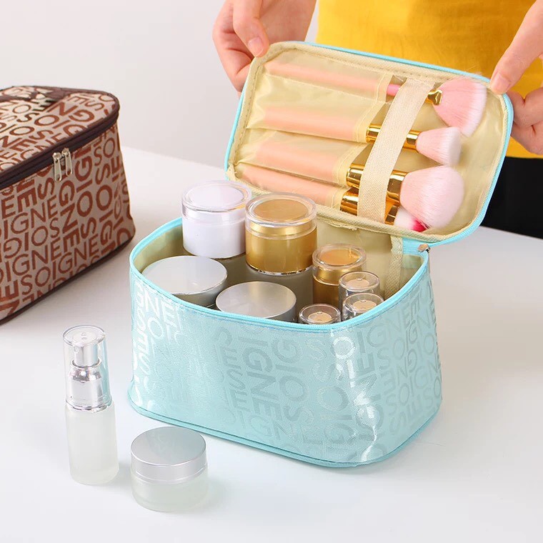 Túi Đựng Mỹ Phẩm Đồ Trang Điểm Xách Tay Hình Hộp Họa Tiết Bắt Mắt 88248 Lavio Store