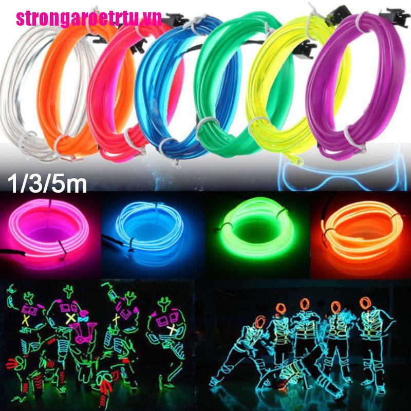 Dây Đèn Led Neon 1 / 3 / 5m Trang Trí Xe Hơi