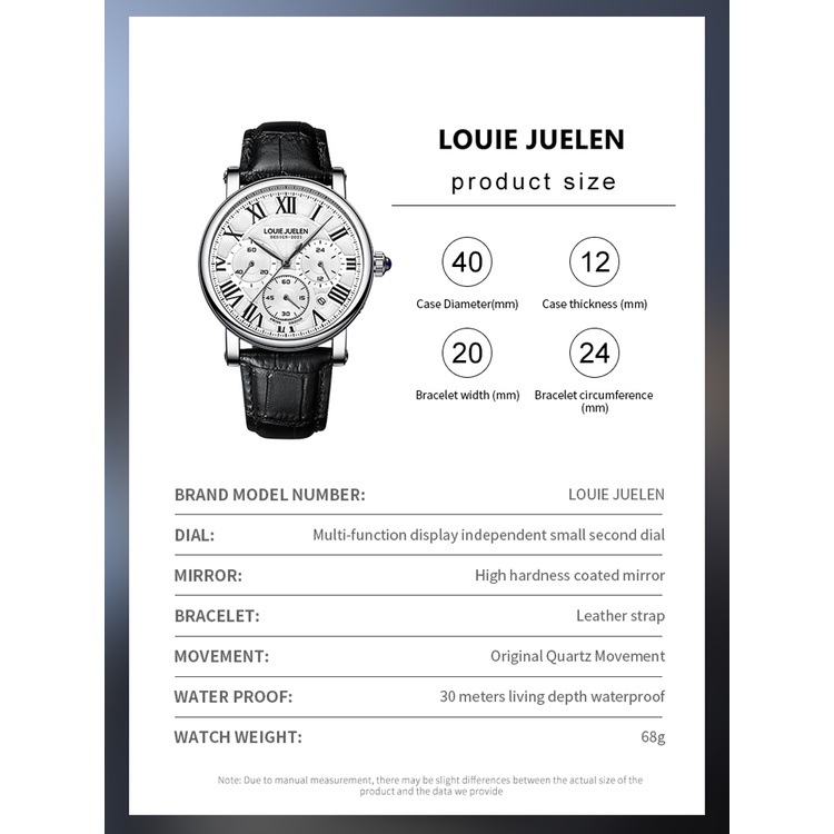 Đồng Hồ Quartz Dây Da Thật Sang Trọng Phong Cách Doanh Nhân Thời Trang 2023