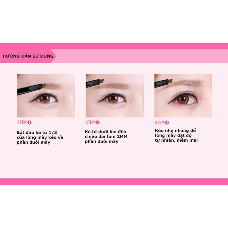 Chì kẻ chân mày Images bền màu lâu trôi nâu tự nhiên chì kẻ mày nội địa Trung DU-CM01 | BigBuy360 - bigbuy360.vn