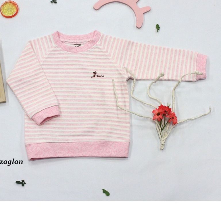 Dokma - Áo cổ tròn cho bé 9-24m DA196