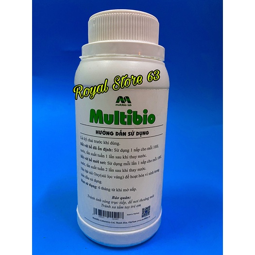 Multibio chế phẩm sinh học nhanh làm trong nước, ổn định vi sinh bể cá