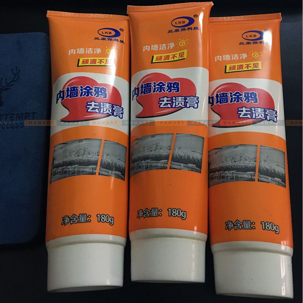 Kem Tẩy Tường Đa Năng LKB 180g Tẩy Vết Bẩn Xoá Vết Bút Mực Làm Sạch Tường Nhà Hiệu Quả