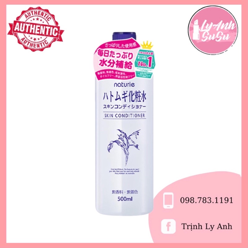 Toner ý dĩ Nhật Naturie Skin Conditioner