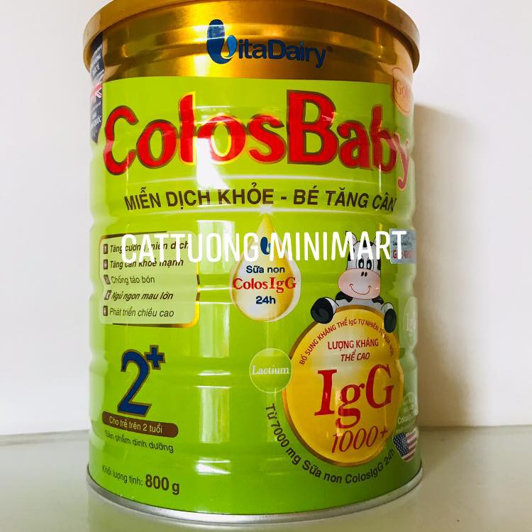 Sữa bột ColosBaby Gold 2+ 800g (trẻ từ 2 tuổi trở lên)