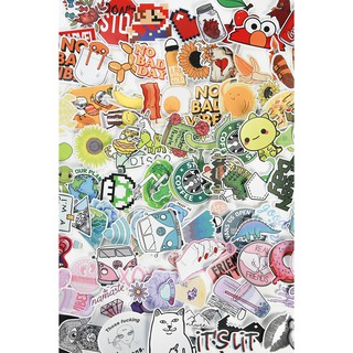 Sticker nhám cán mờ cầu vồng dán trang trí planer, scrapbook,... gói lớn 3cm