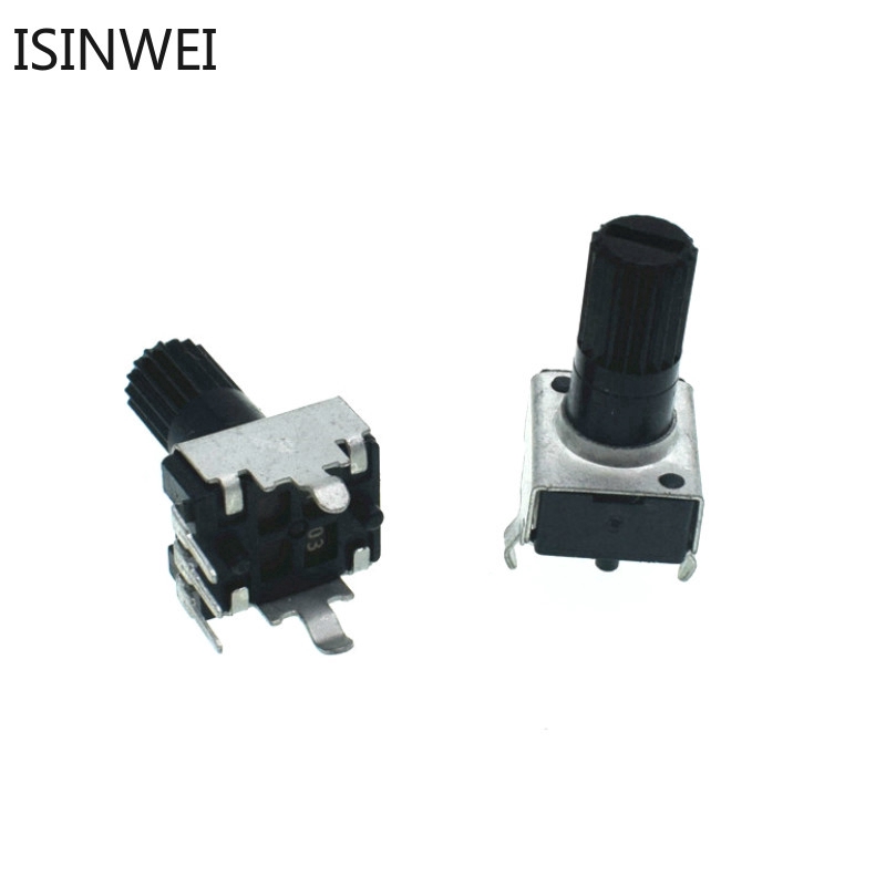 Bộ 10 chiết áp 12.5mm 10K B103 0932 3pin RV09 loại đứng chất lượng cao