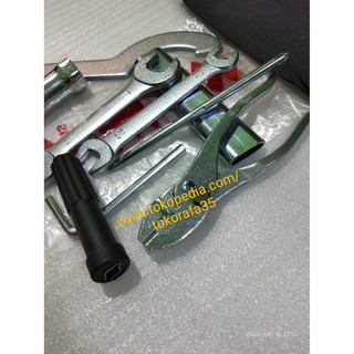 Bộ dụng cụ cờ lê bugi đánh lửa suzuki satria 120 cá heo rc 100mws