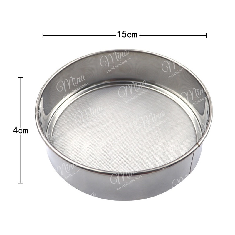 Rây Bột Inox tròn không cán
