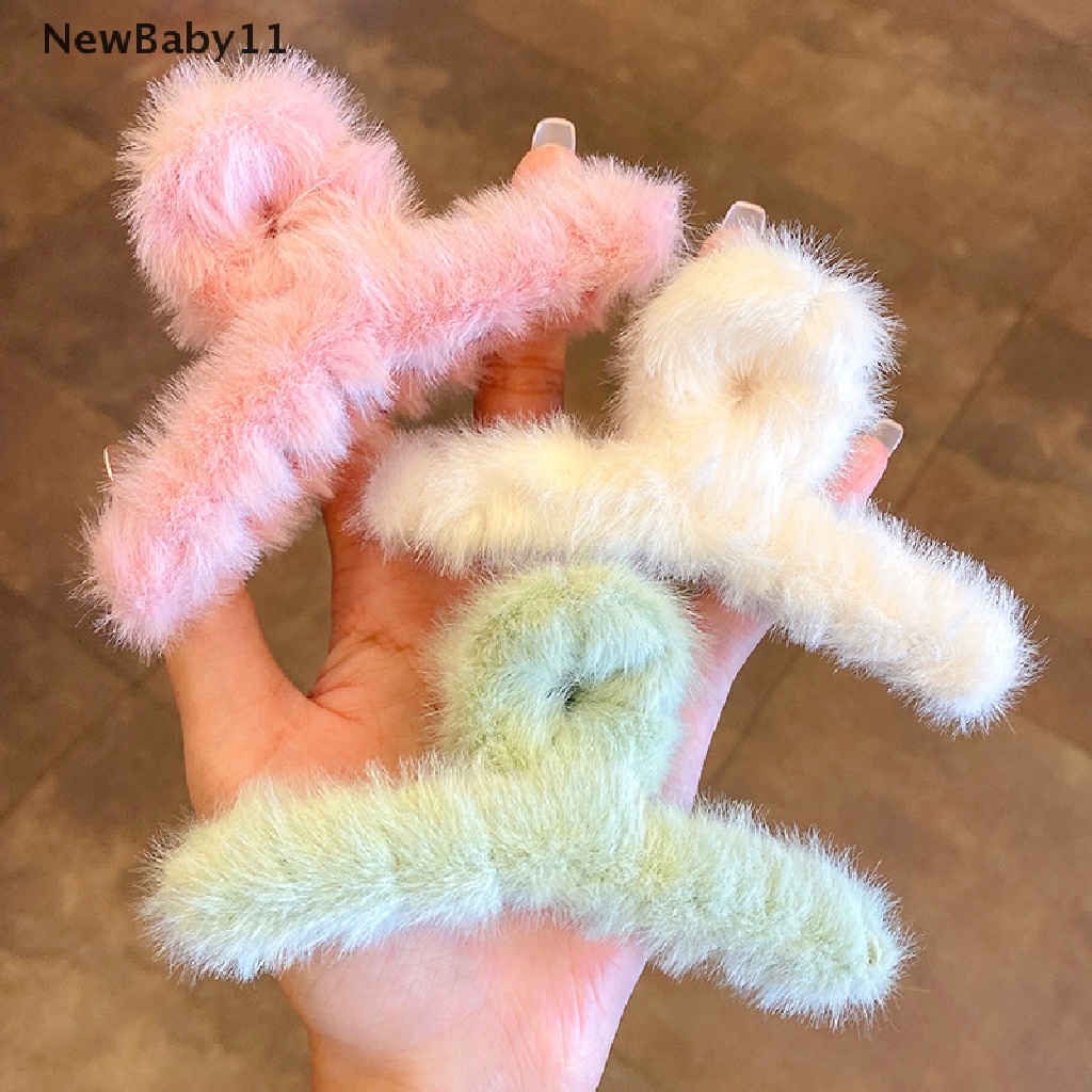 Kẹp Tóc Càng Cua Bằng Vải Bông Mềm Nhiều Màu Dễ Thương Thời Trang Mùa Đông Cho Bạn Gái Giá Đỡ