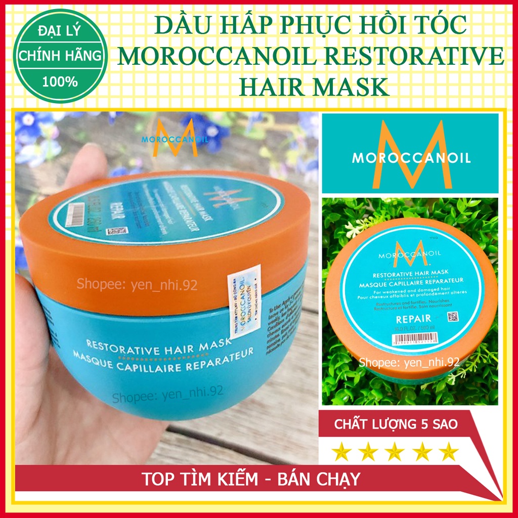 (CHÍNH HÃNG) MẶT NẠ PHỤC HỒI TÓC MOROCCANOIL REPAIR MASK