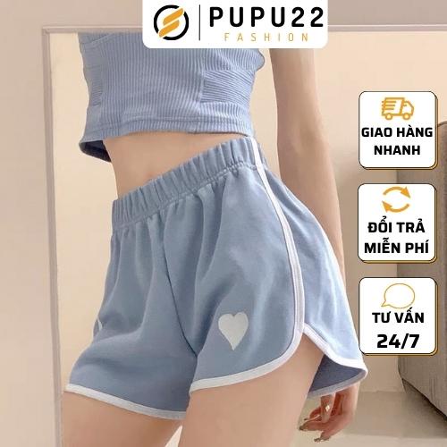 🎗️FREESHIP🎗️ XẢ KHO🎗️Quần đùi nữ mặc nhà, Quần short nữ thể thao họa tiết trái tim cạp chun chất liệu ulzzang thoáng mát | BigBuy360 - bigbuy360.vn