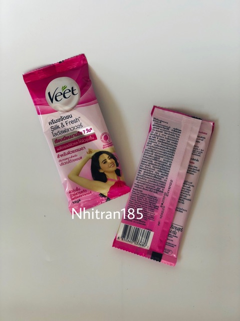 Kem tẩy lông veet dạng gói 14g thái lan