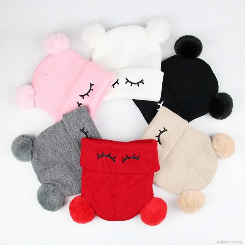 Mũ len ấm áp thời trang dễ thương cho bé