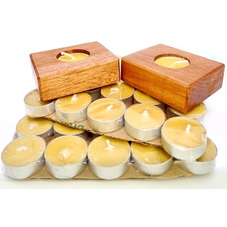 Nến Tealight Sáp Ong combo 20 viên