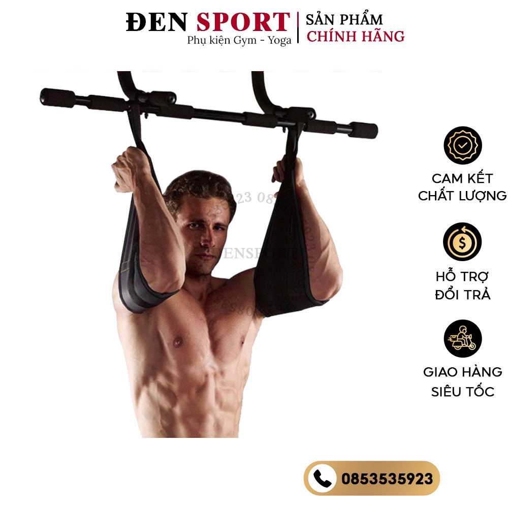 Dây treo tập bụng AB Strap ĐenSport size 46 x 20cm