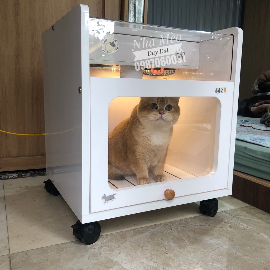 Lồng sấy mèo tự động ,Máy sấy mèo, Lồng sấy chó